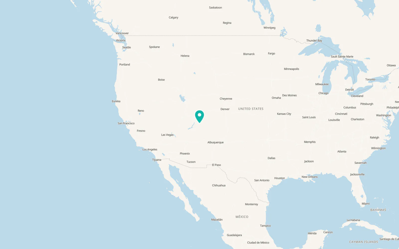 Map of Blanding