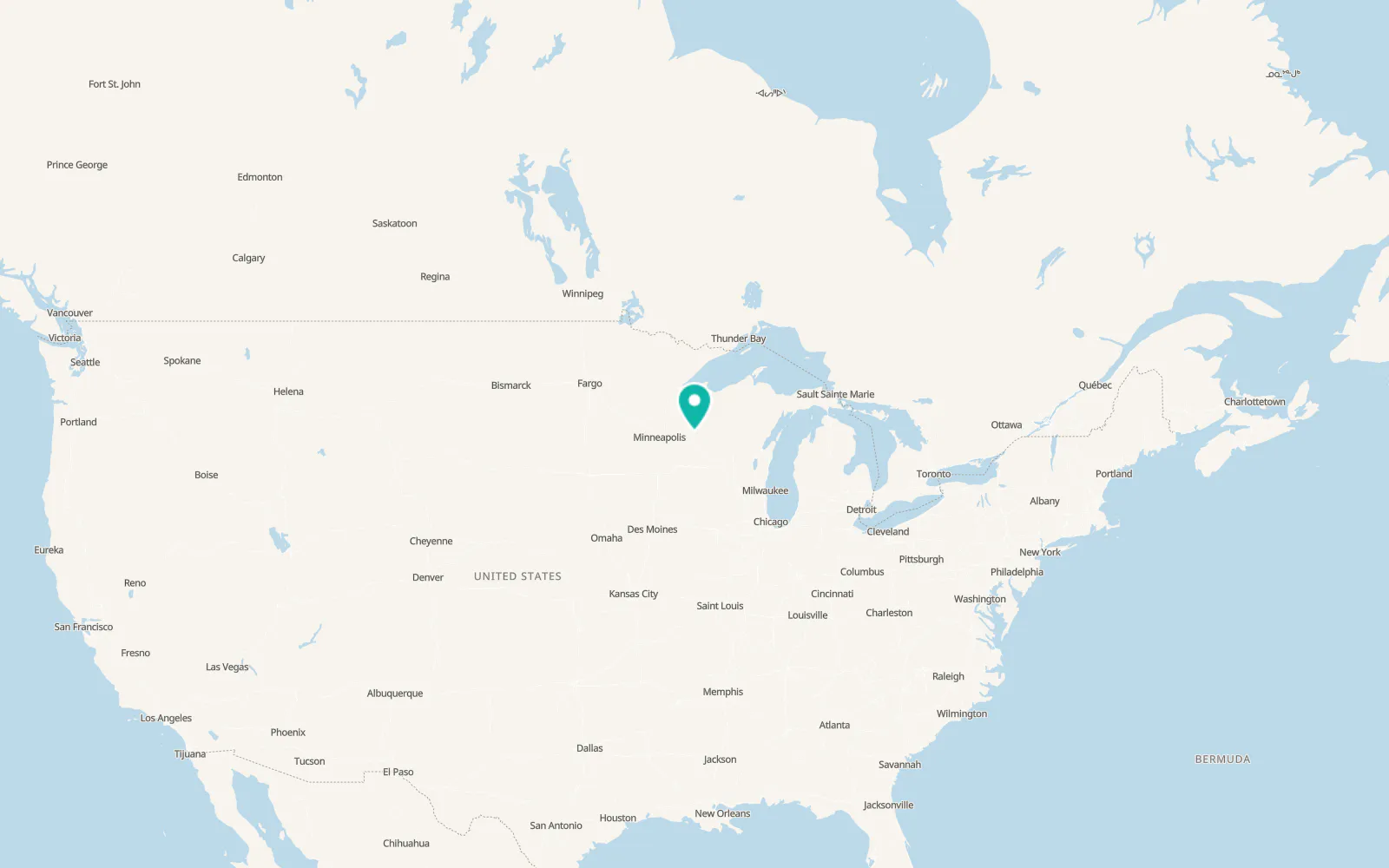 Map of Bloomer