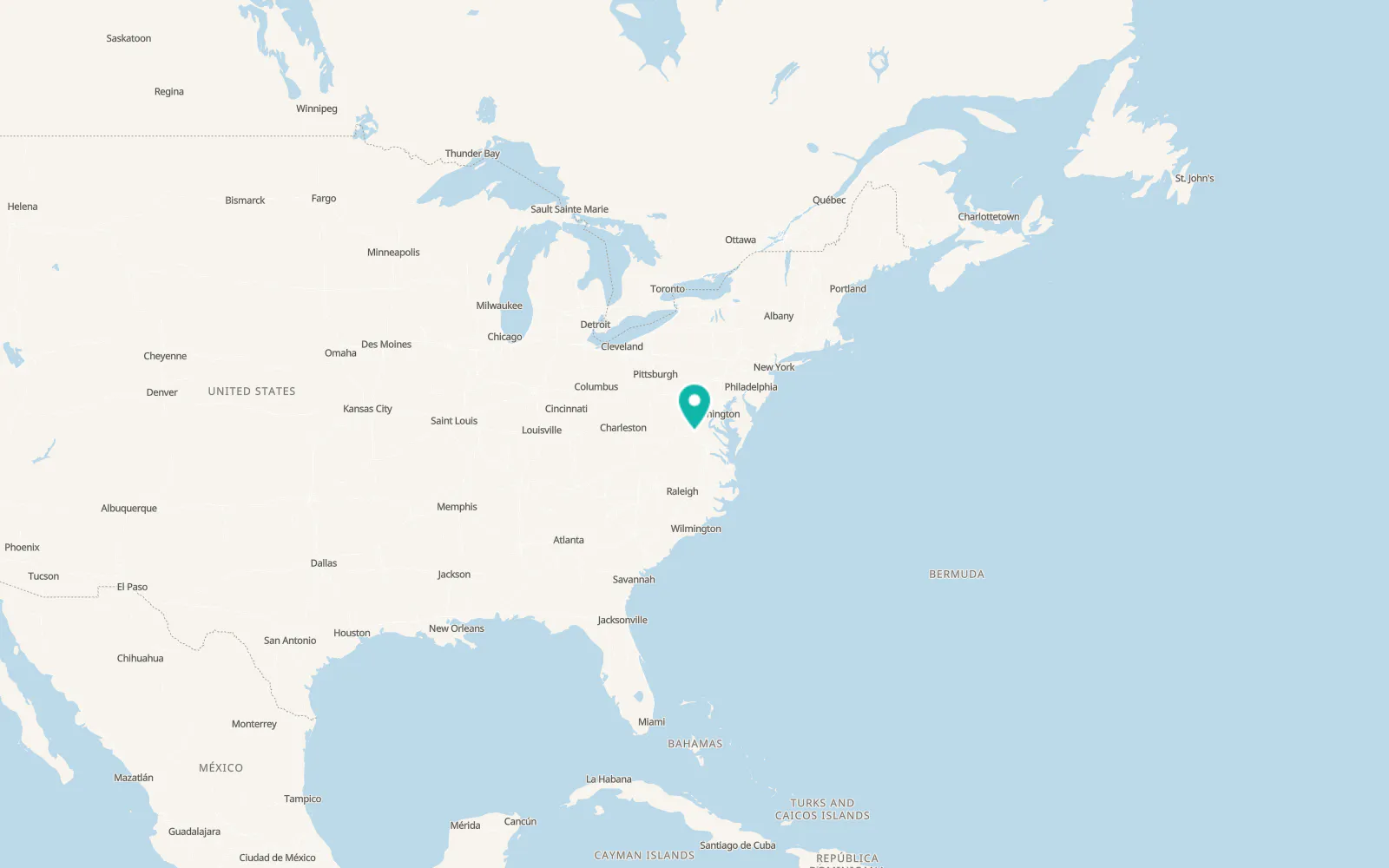 Map of Blue Ridge Shores