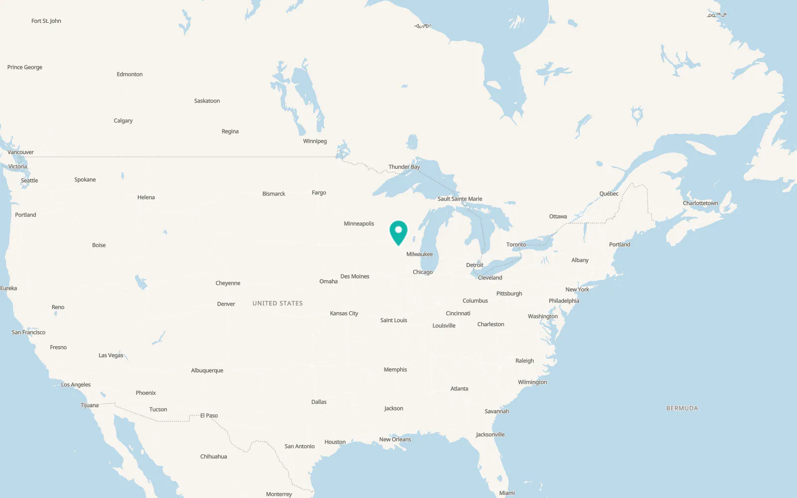 Map of Bluffview