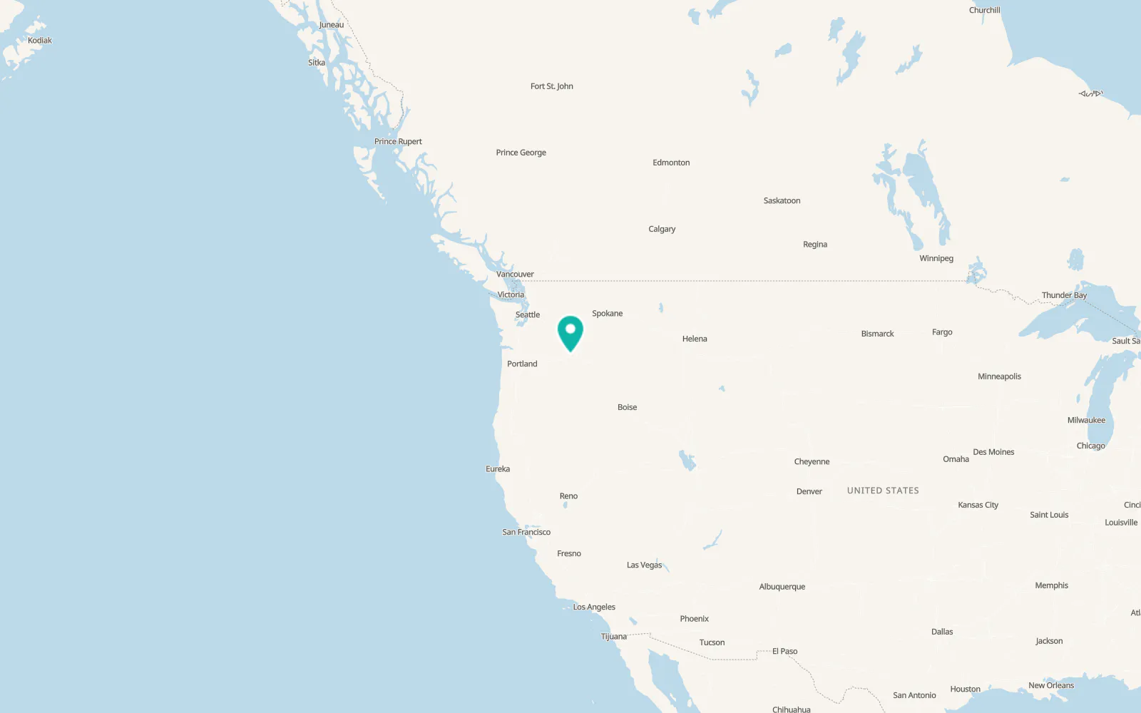 Map of Boardman