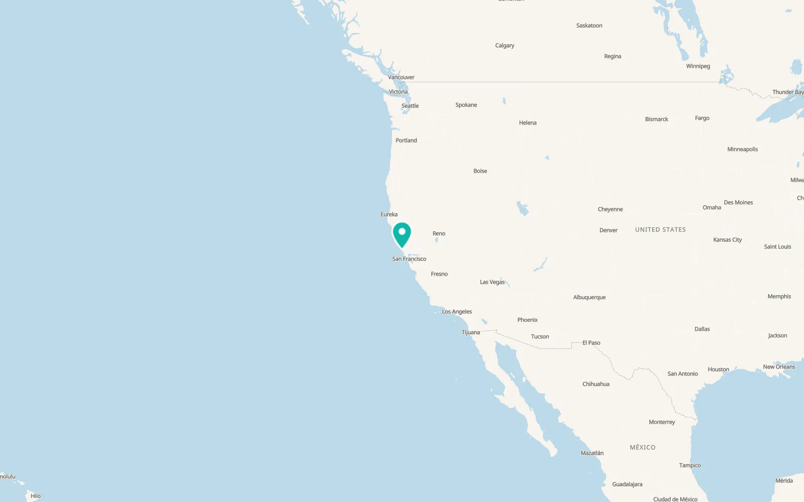 Map of Bodega Bay