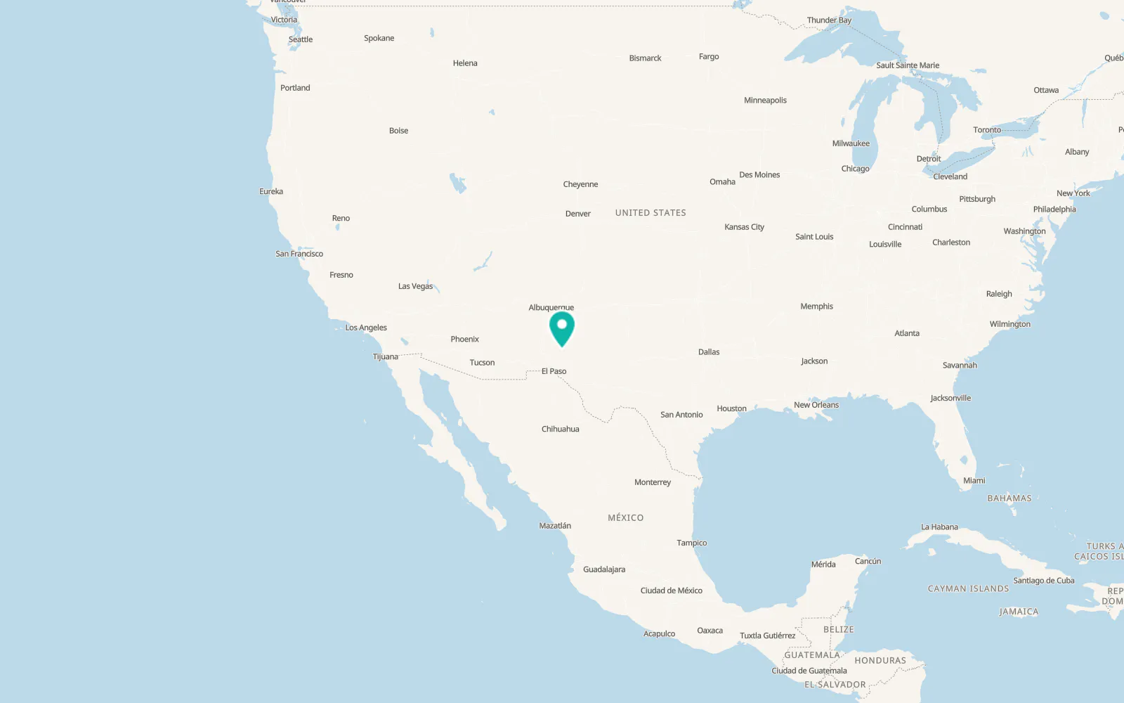 Map of Boles Acres