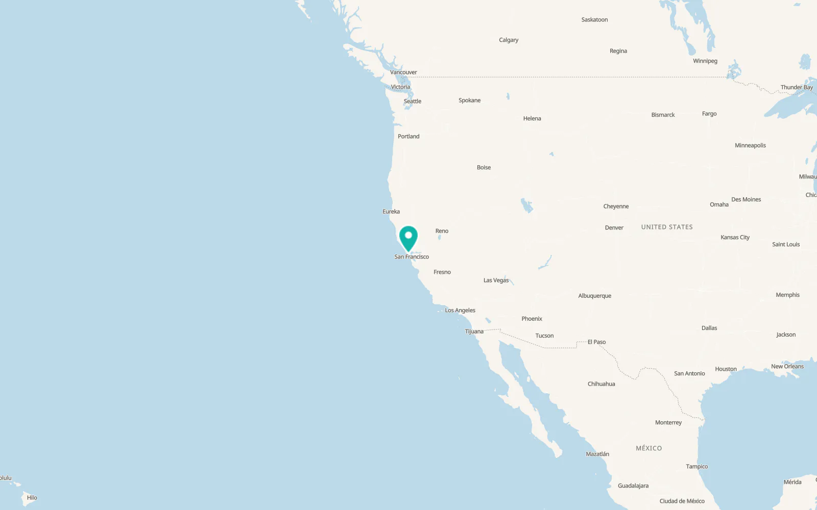 Map of Bolinas