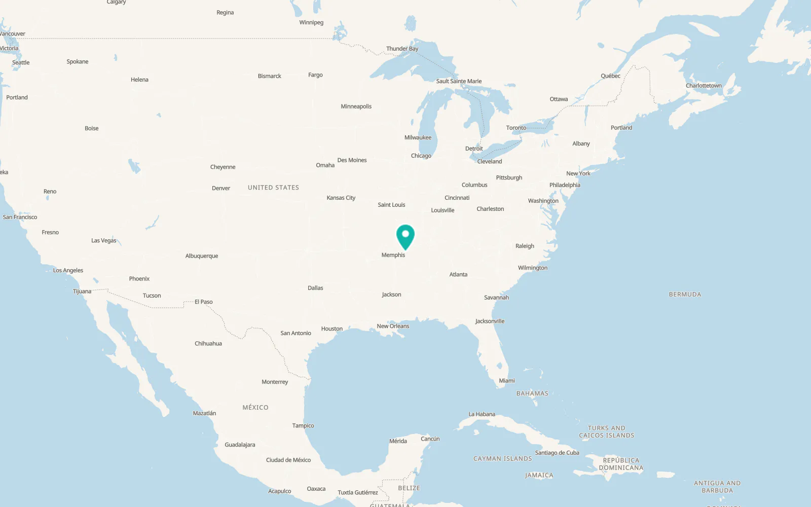 Map of Bolivar