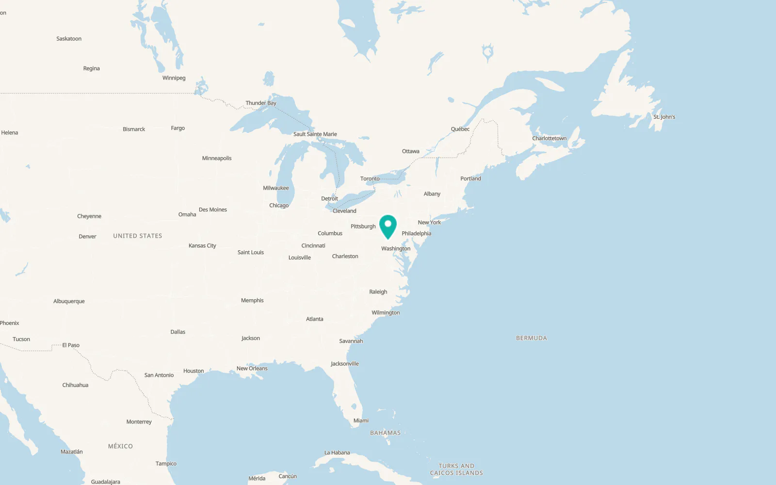 Map of Bolivar
