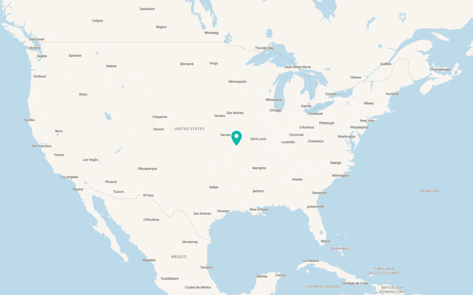 Map of Bolivar