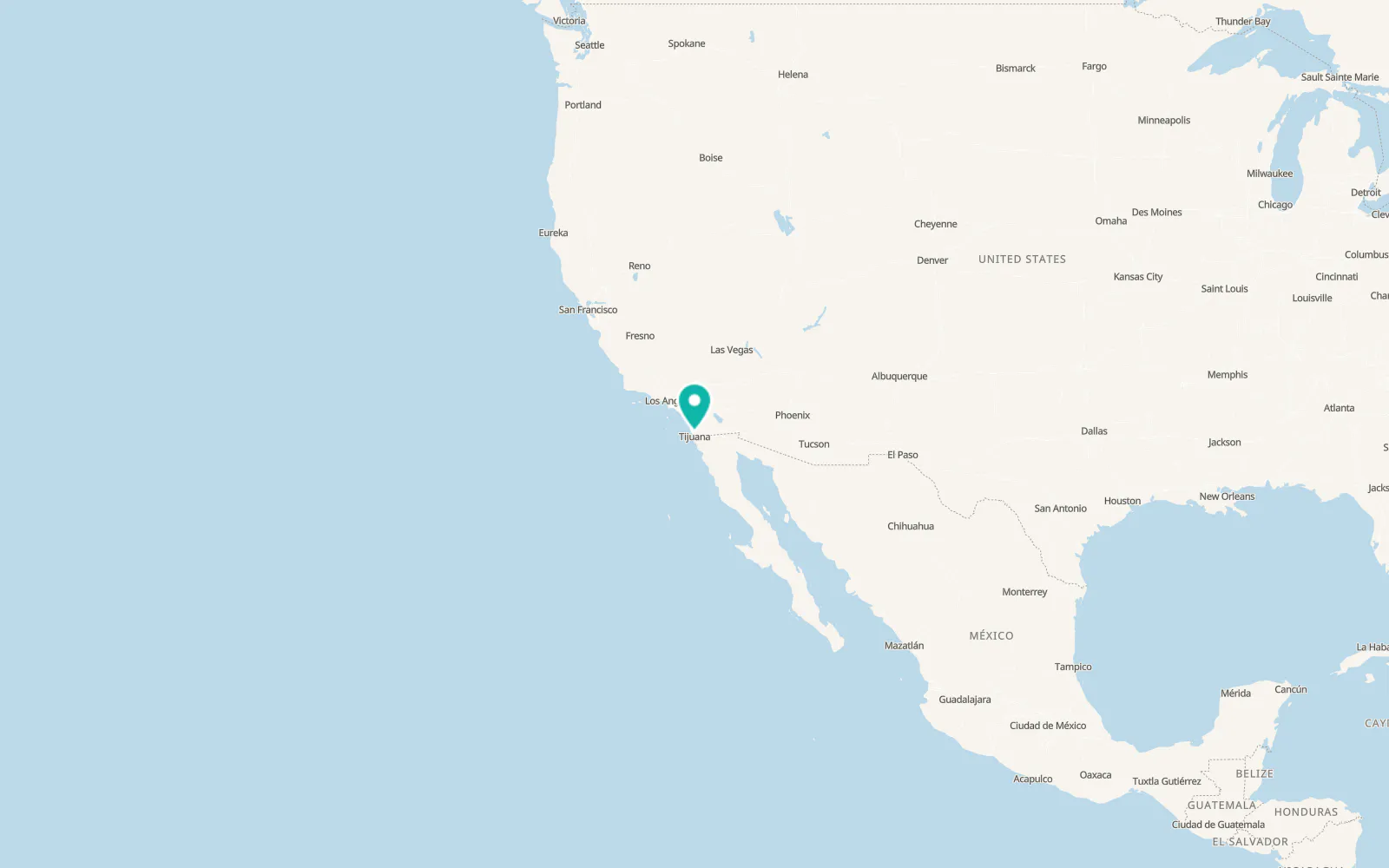 Map of Bonita