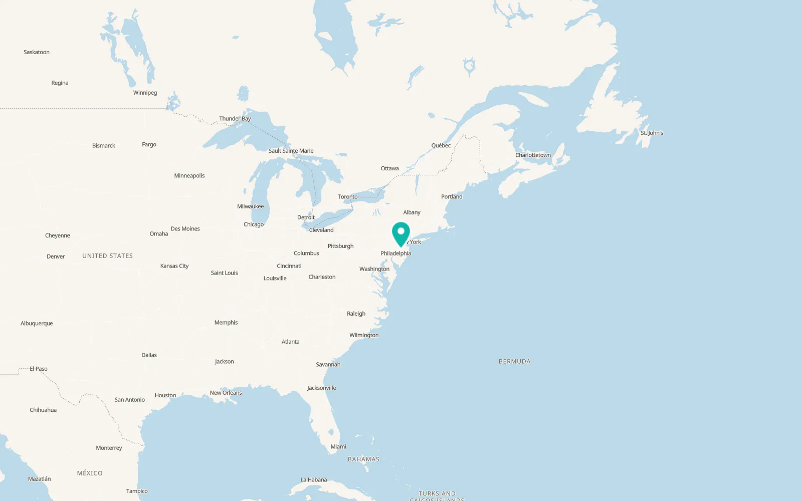 Map of Bordentown