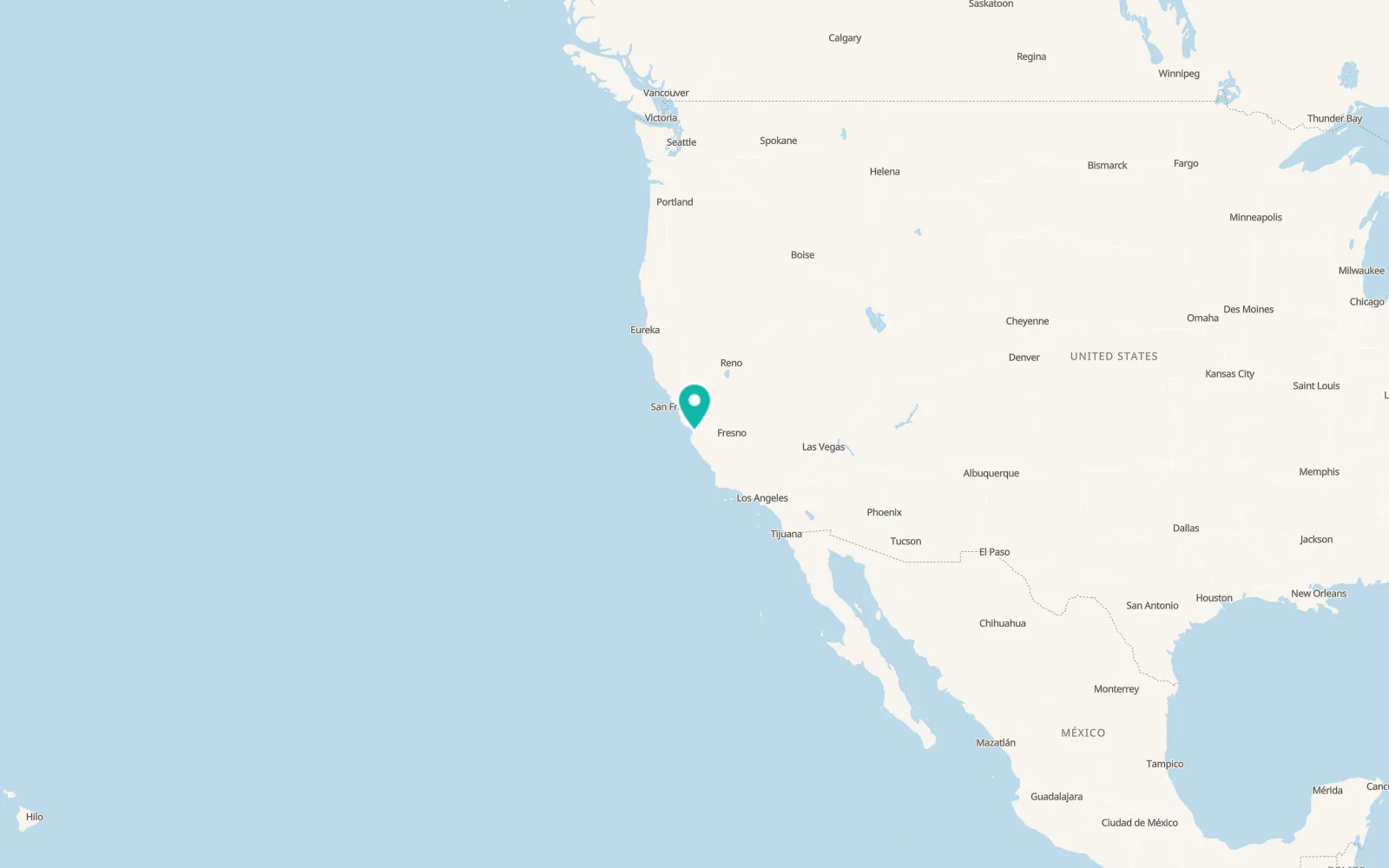 Map of Boronda