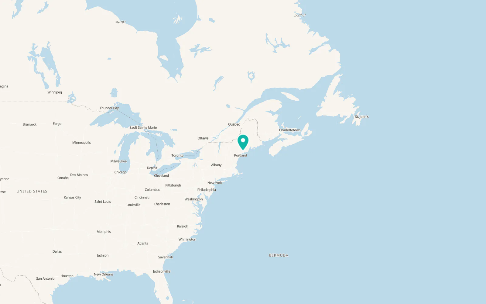 Map of Bowdoinham