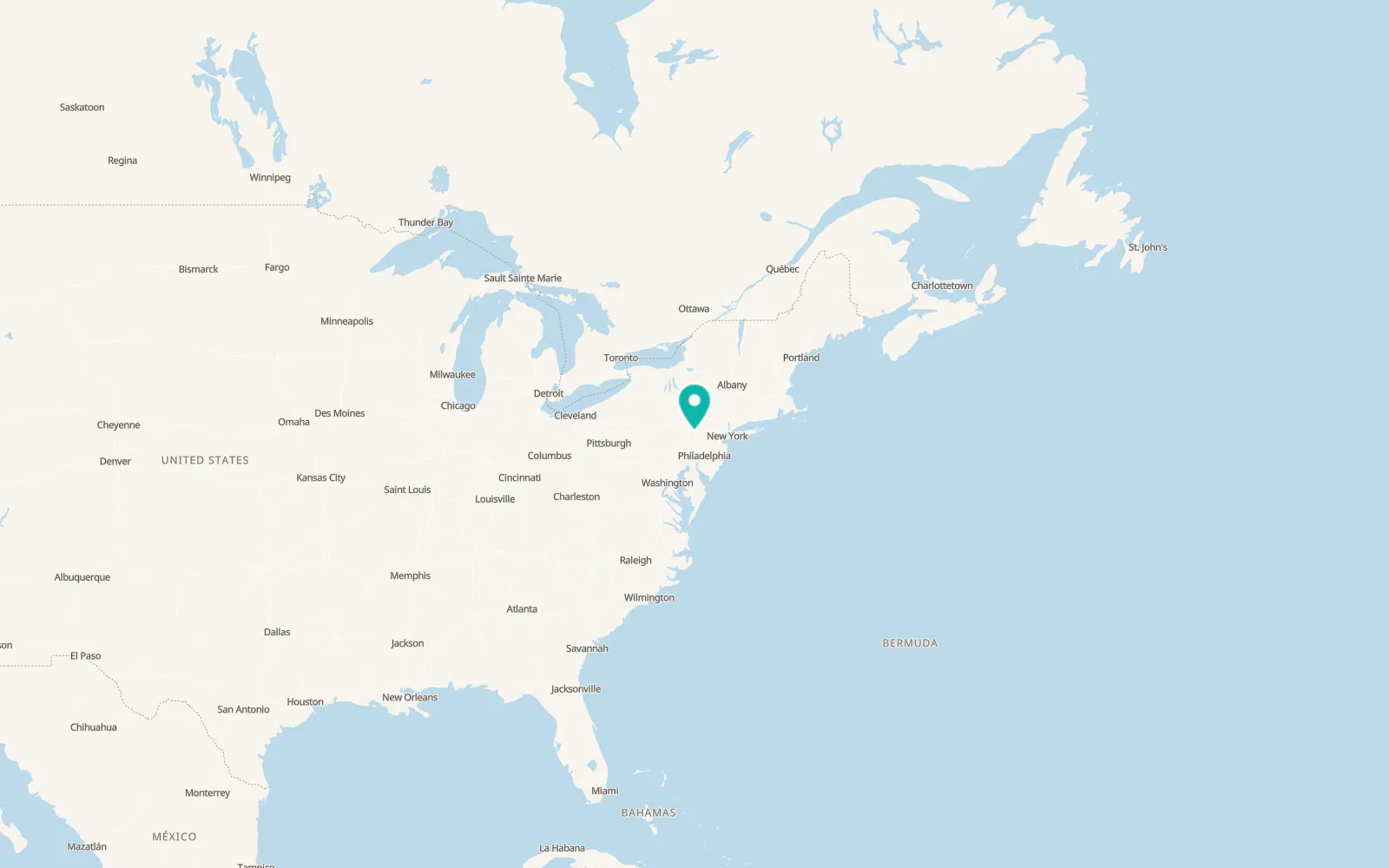 Map of Bowmanstown