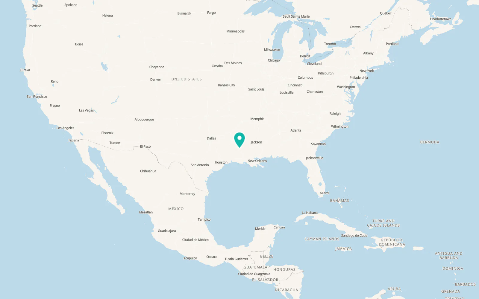 Map of Boyce