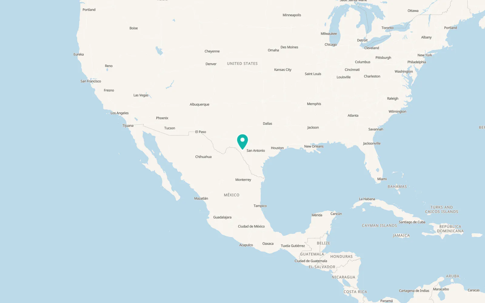 Map of Brackettville