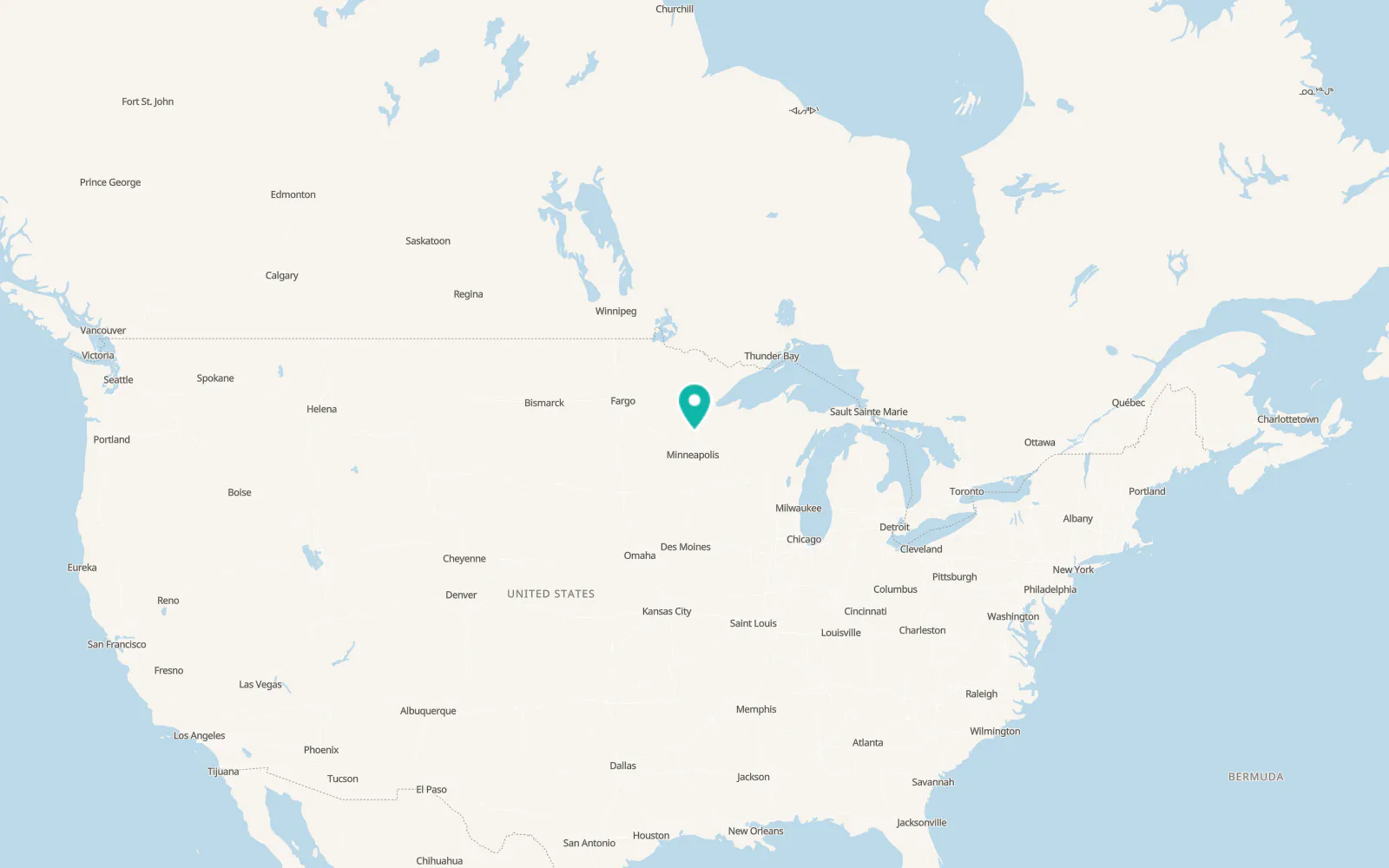 Map of Braham