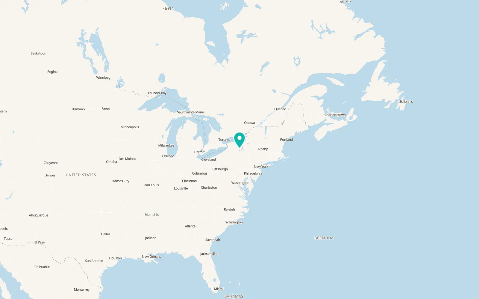 Map of Branchport