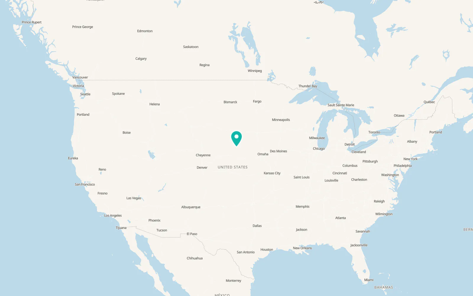 Map of Brewster