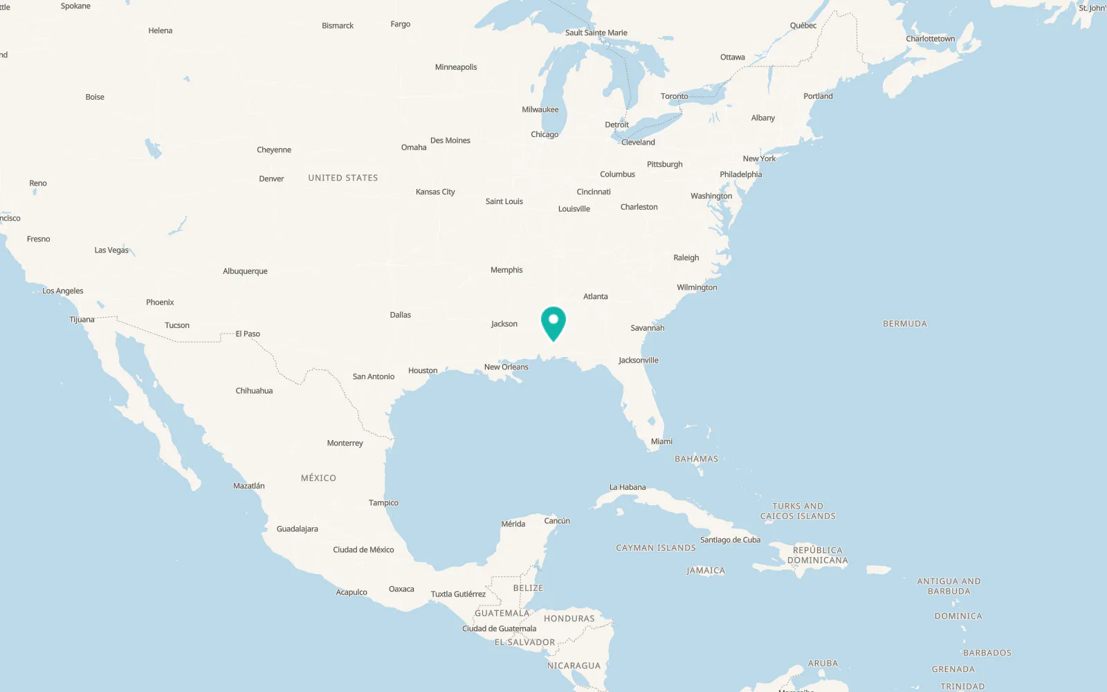 Map of Brewton