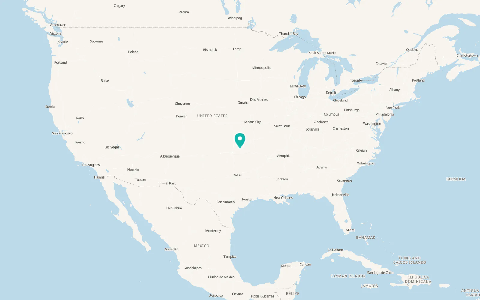 Map of Bristow