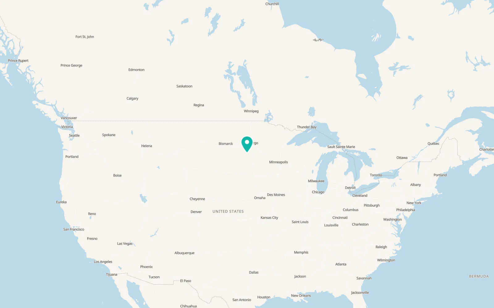 Map of Britton