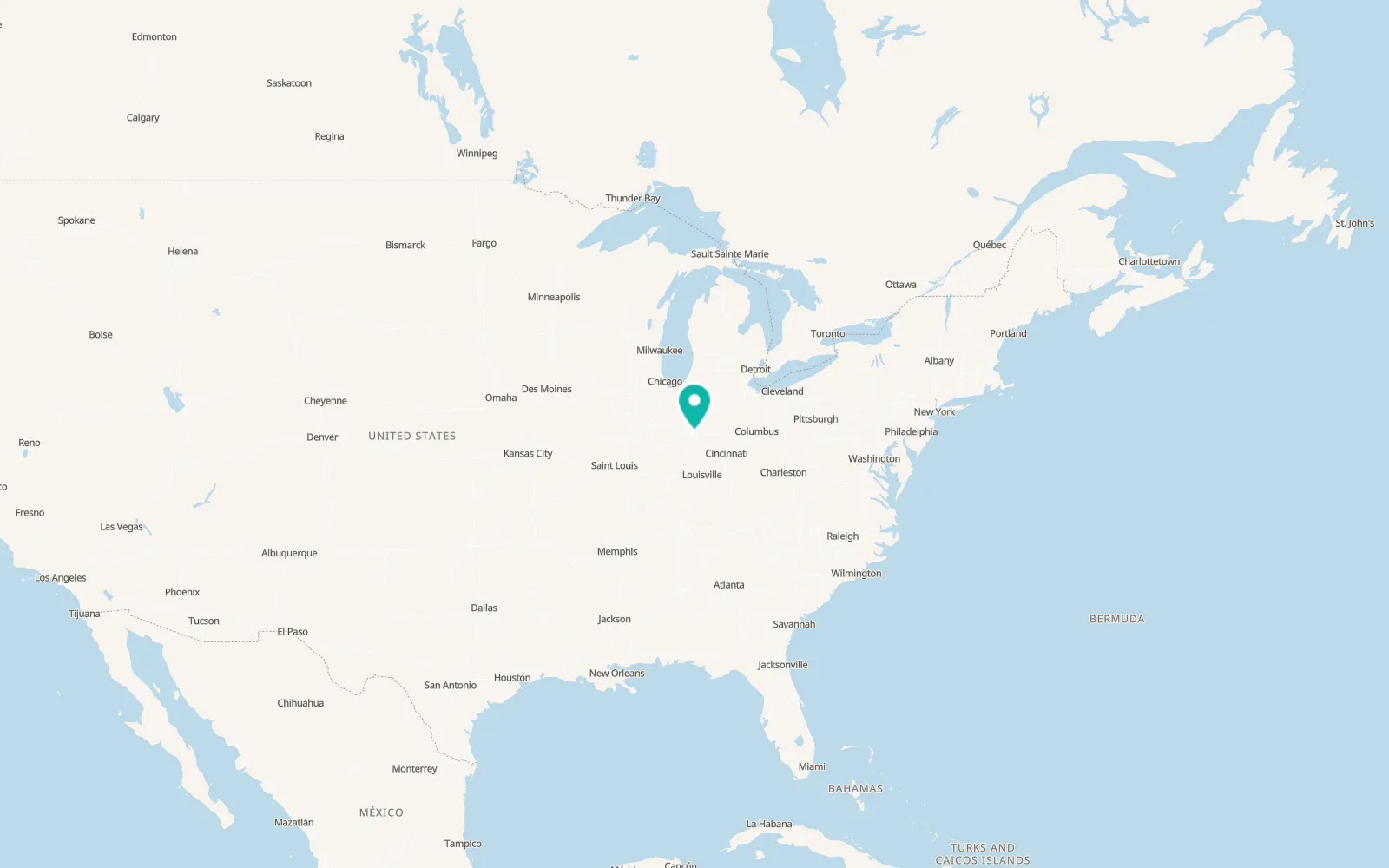Map of Broad Ripple