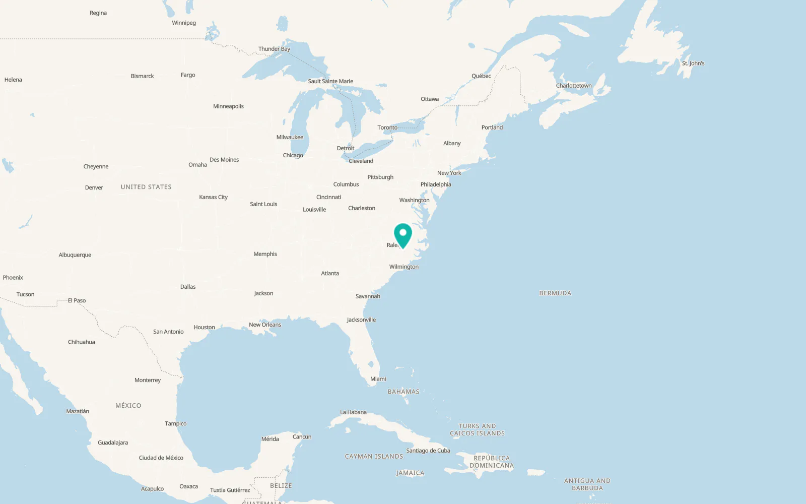 Map of Brogden