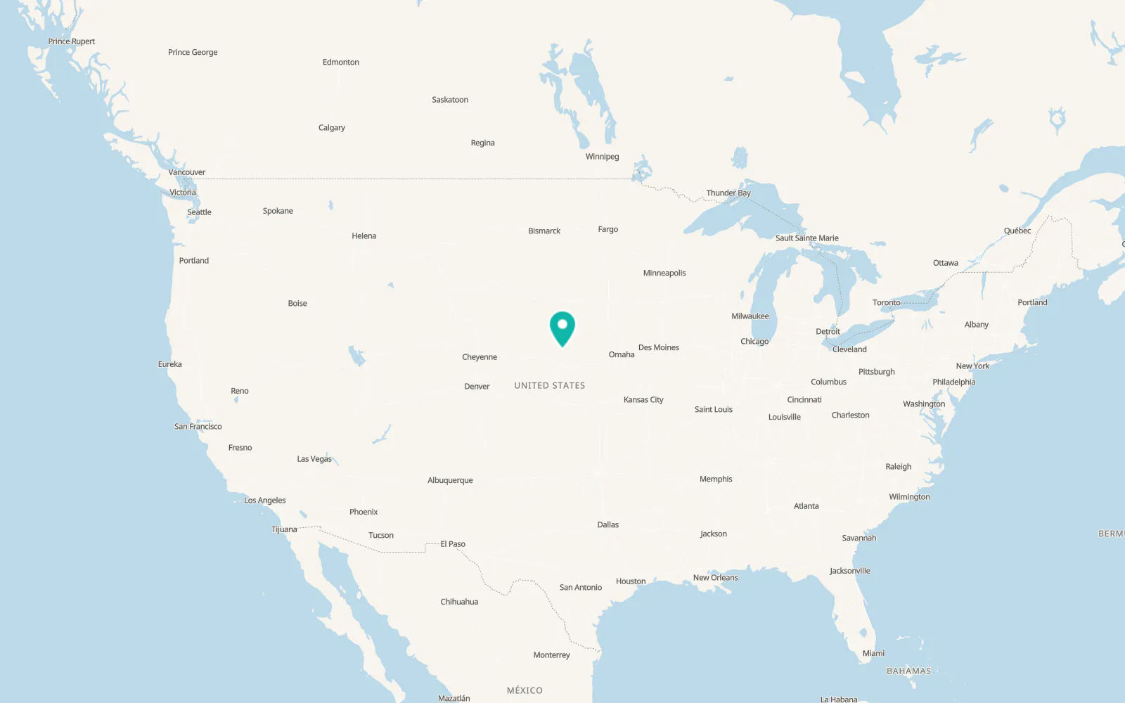 Map of Broken Bow