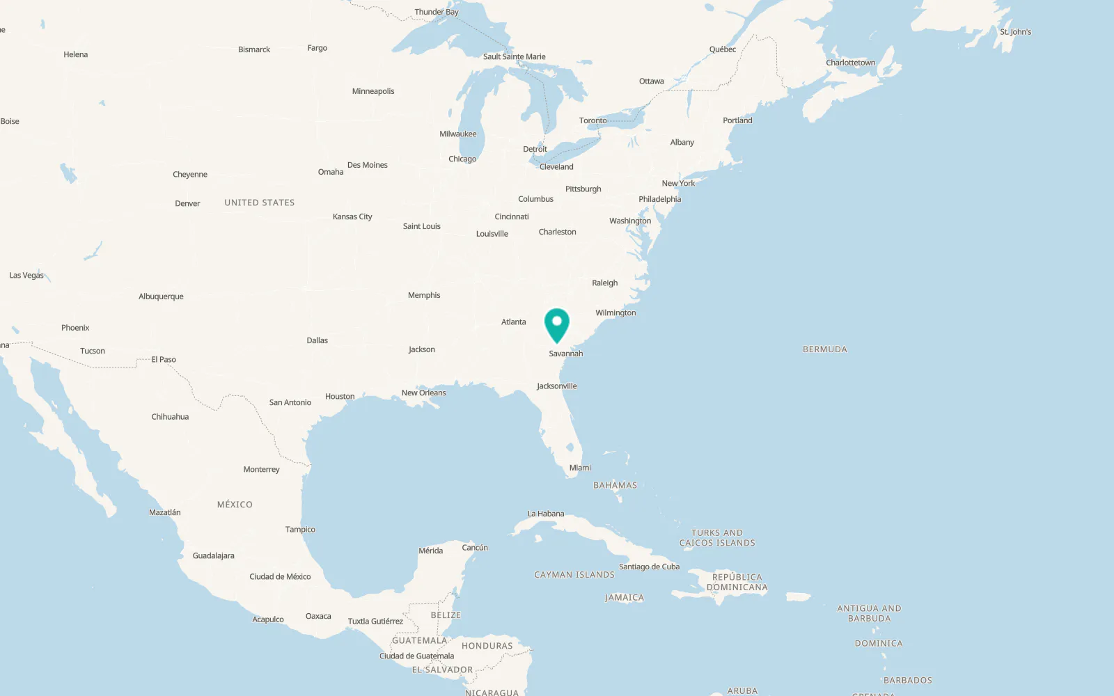 Map of Brooklet