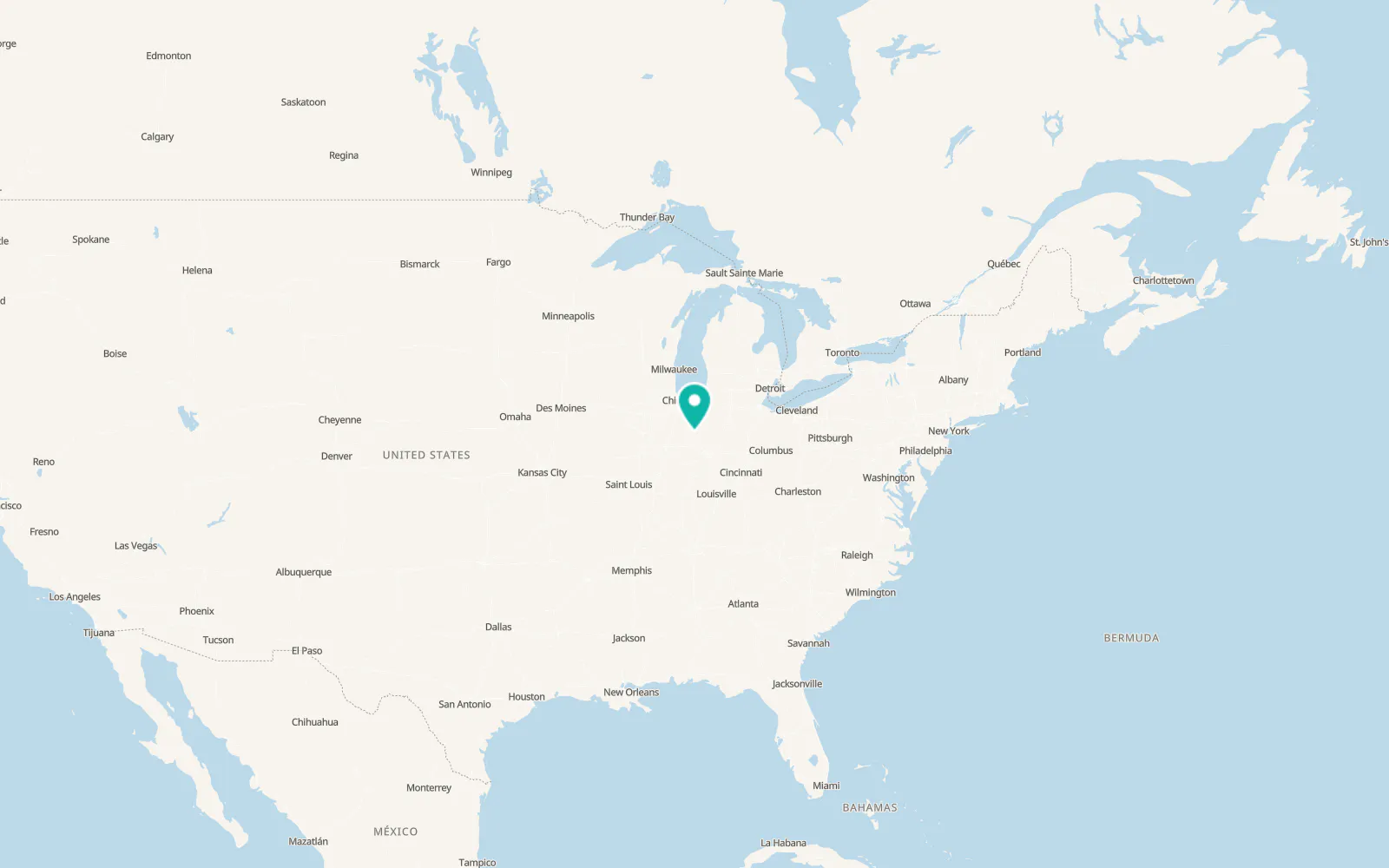 Map of Brookston