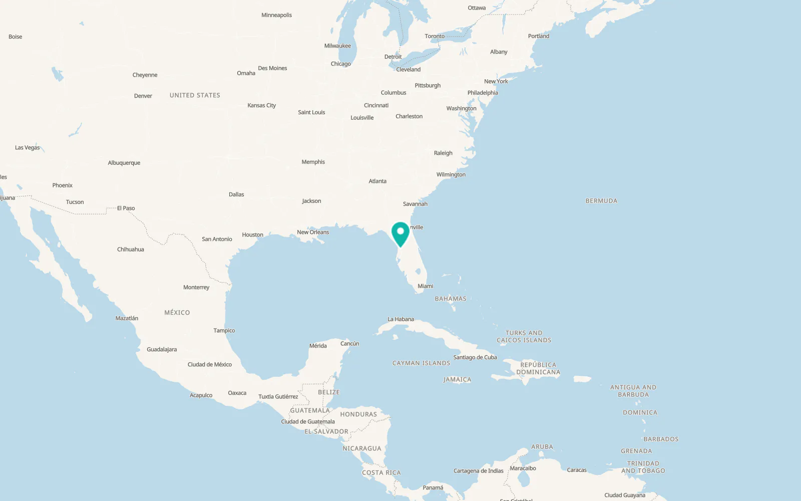 Map of Brooksville