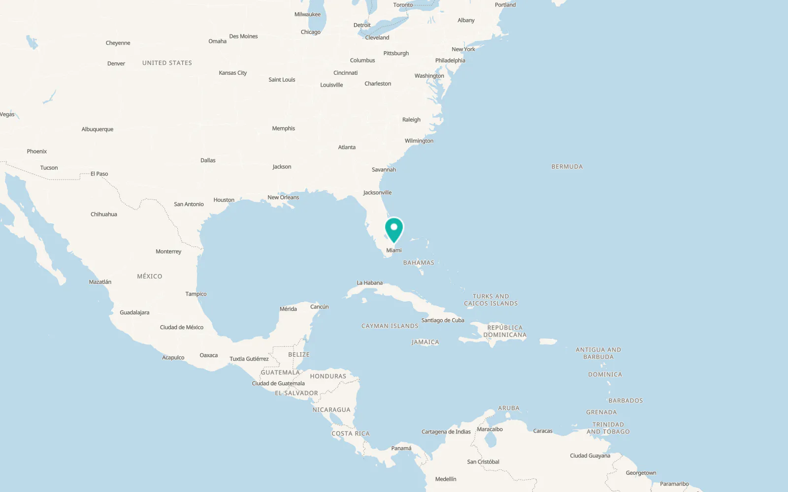 Map of Broward Estates