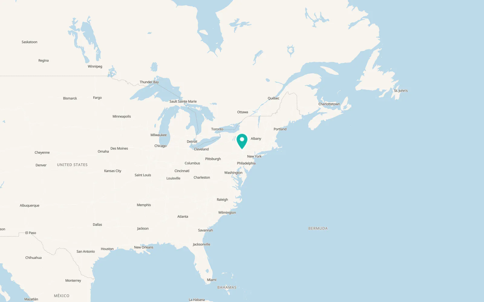 Map of Browntown