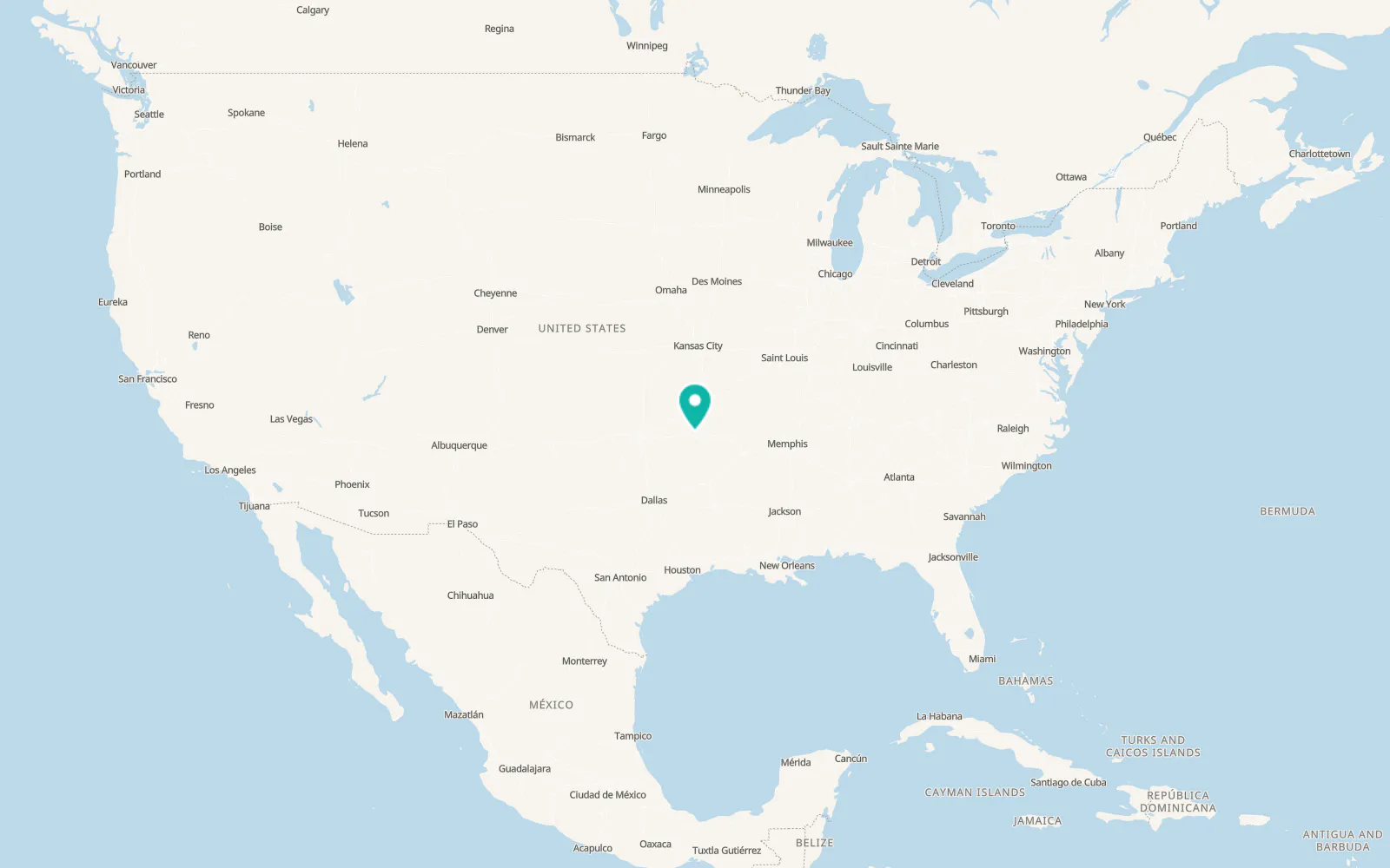 Map of Brushy