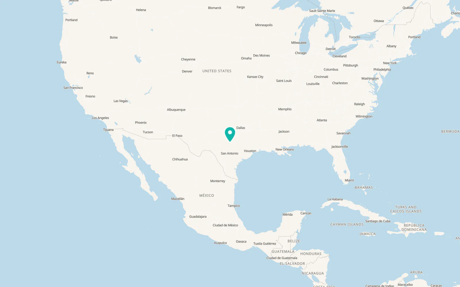 Map of Buchanan Dam