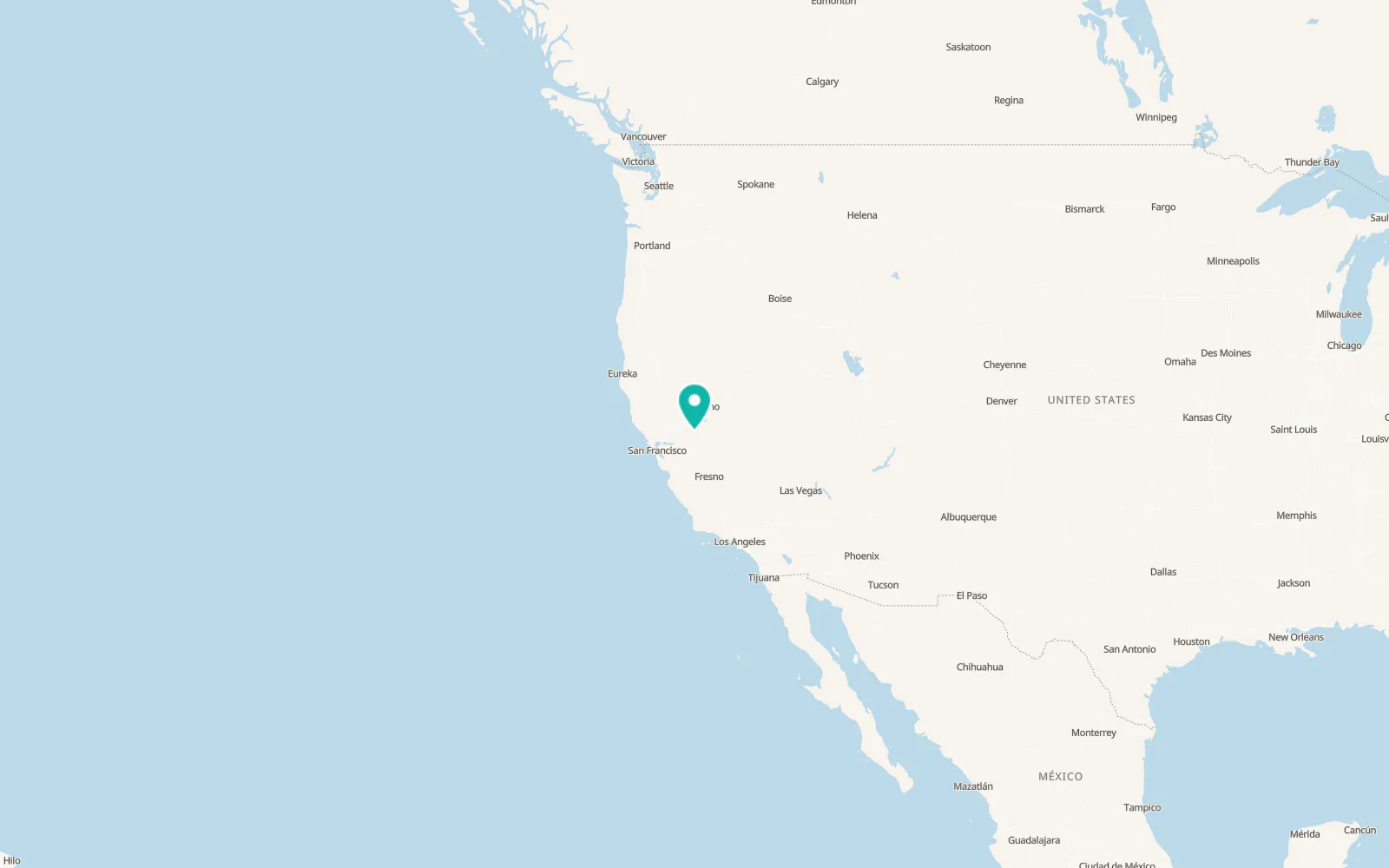 Map of Buckhorn