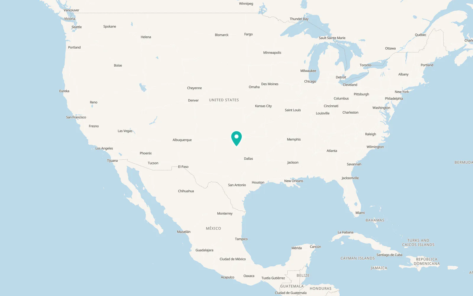 Map of Burkburnett