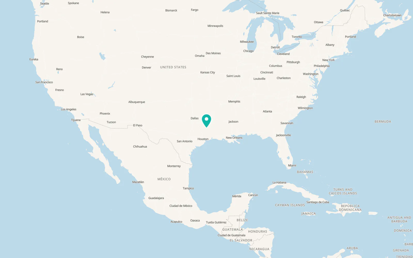 Map of Burke