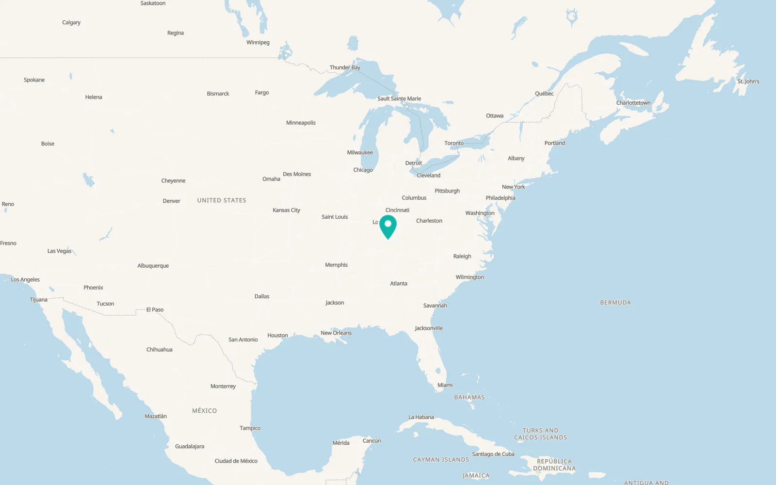Map of Burkesville