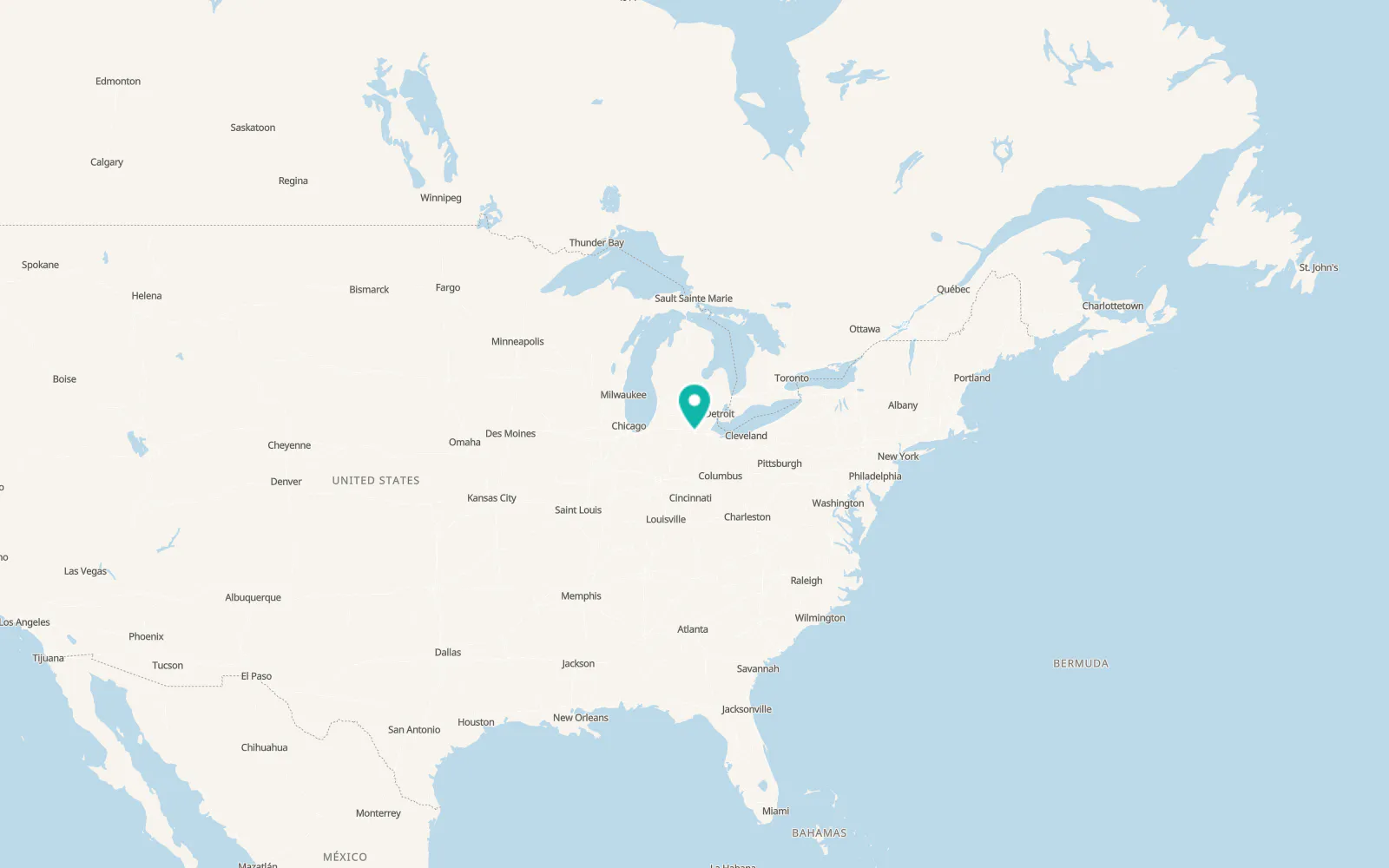Map of Burlington