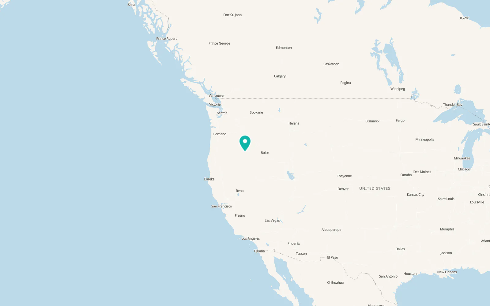Map of Burns