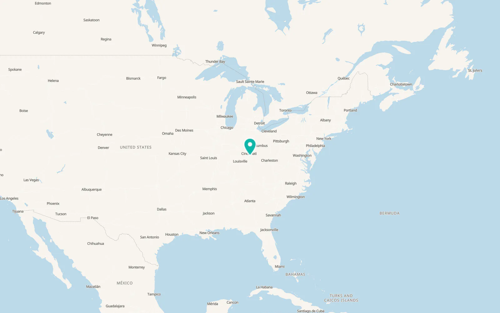 Map of Butler