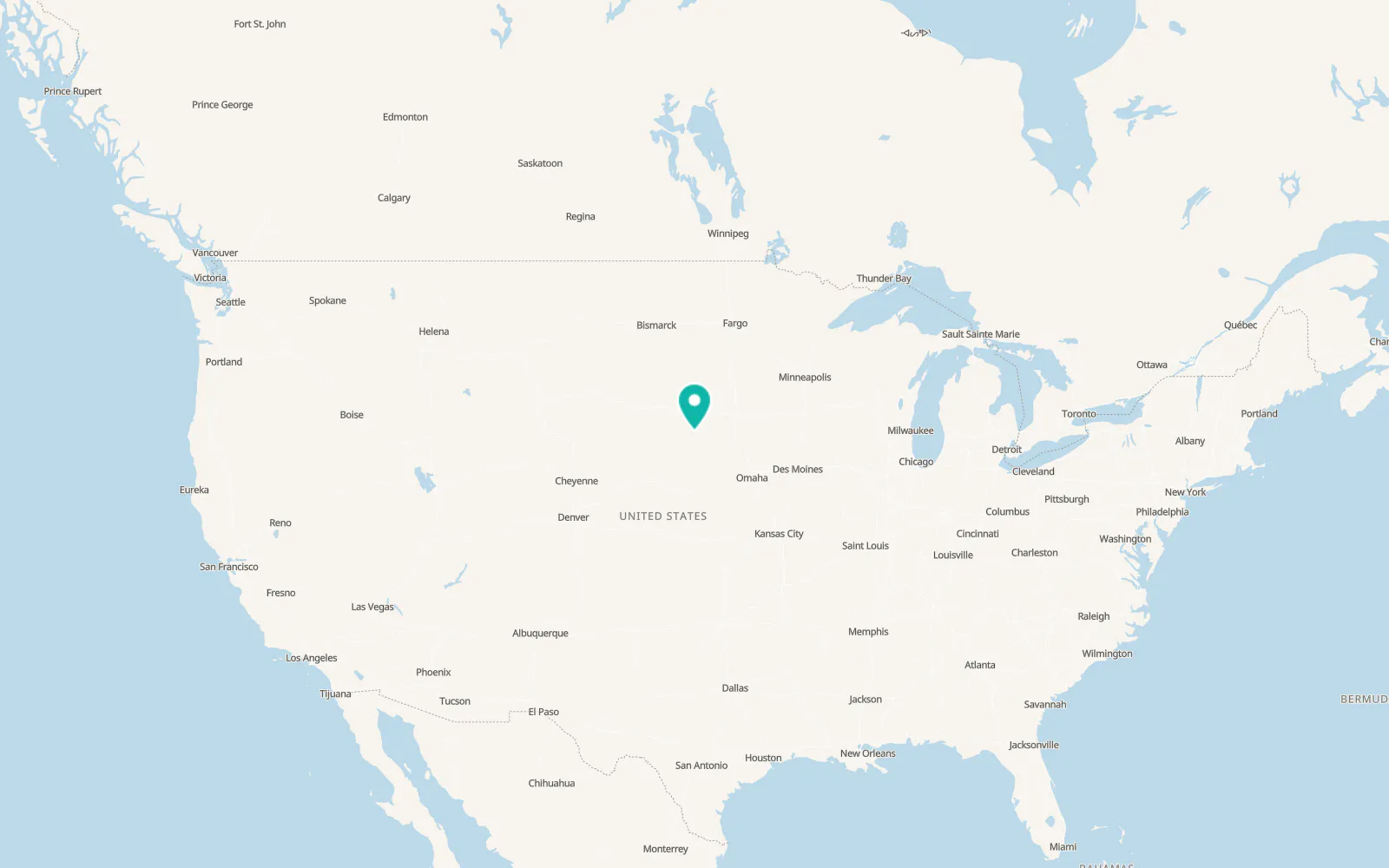 Map of Butte