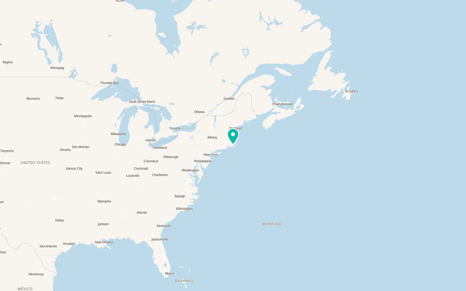 Map of Buzzards Bay