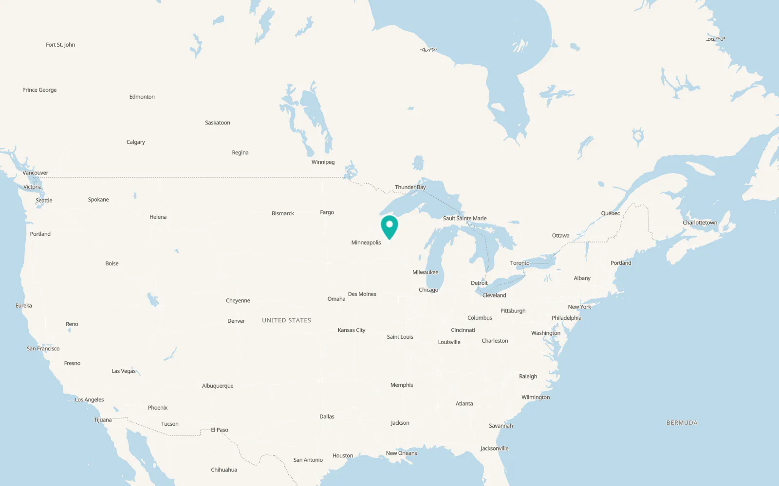 Map of Cadott