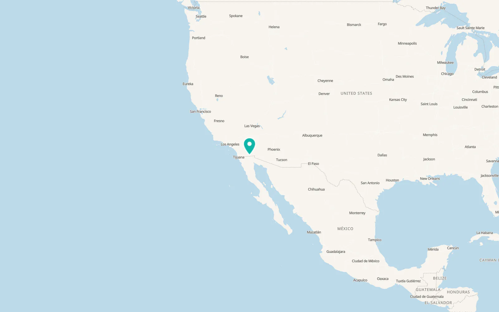 Map of Calexico