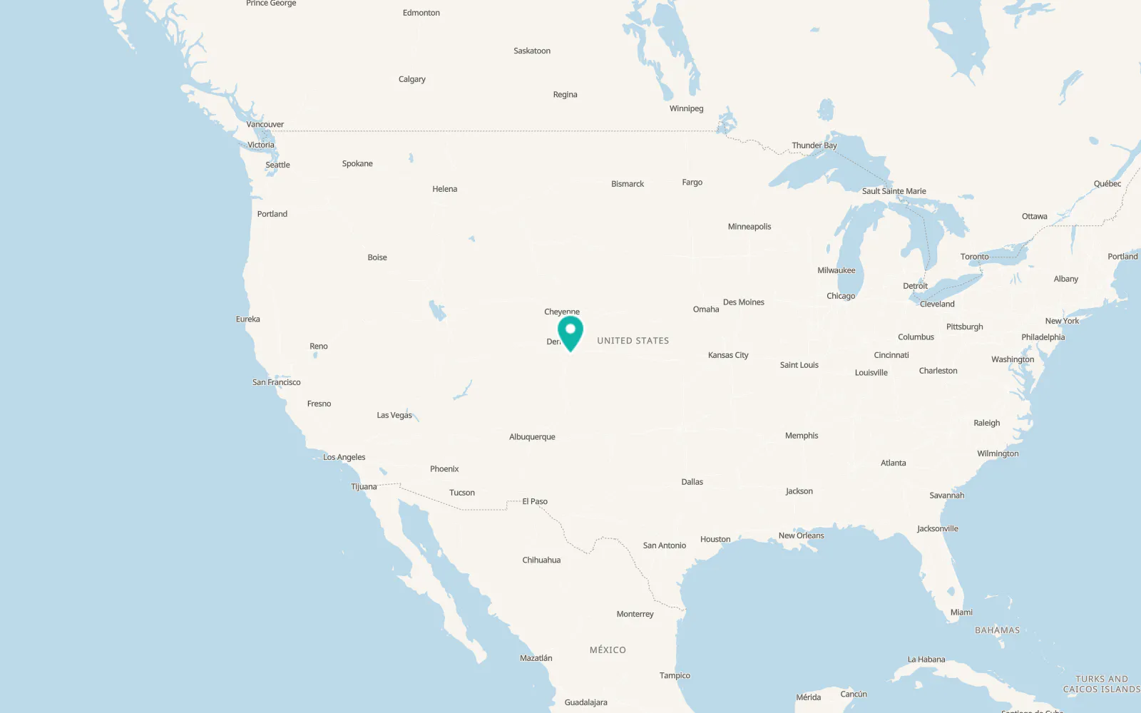 Map of Calhan