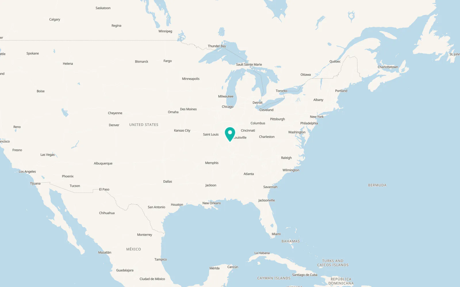 Map of Calhoun