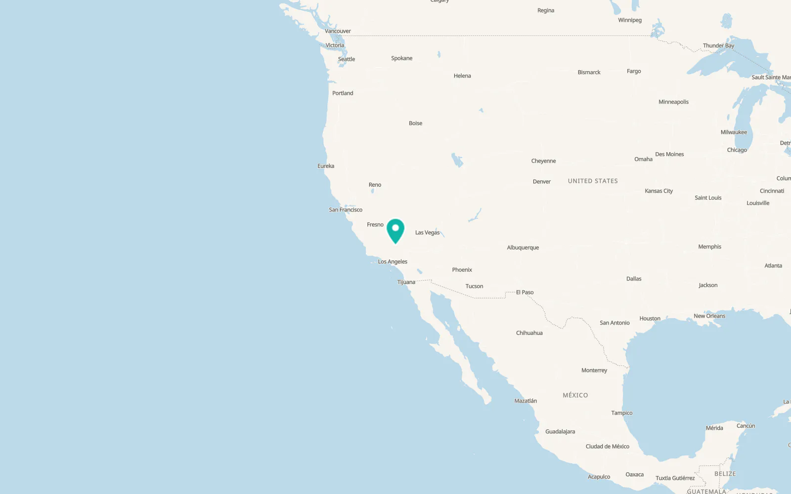 Map of California City