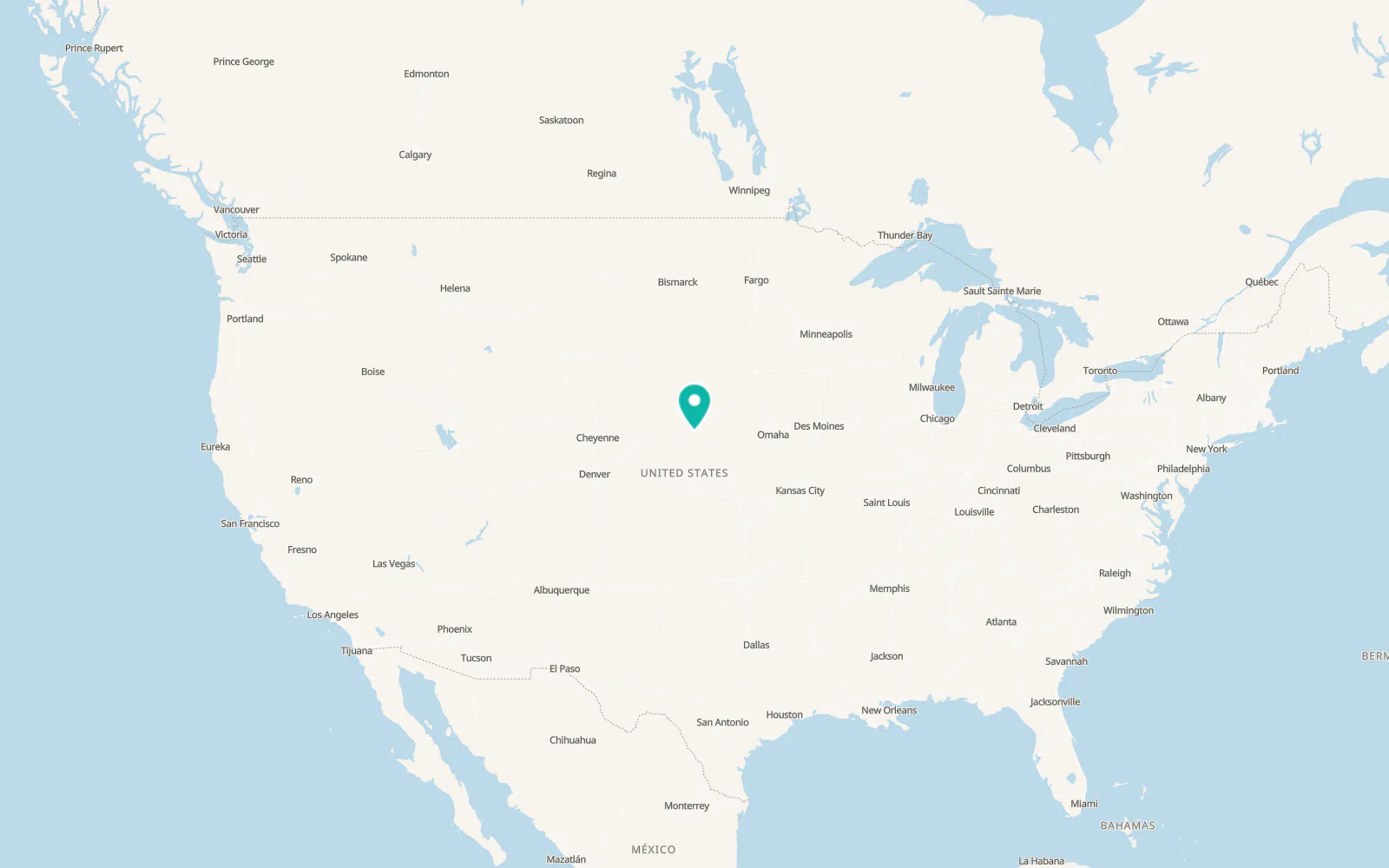 Map of Callaway