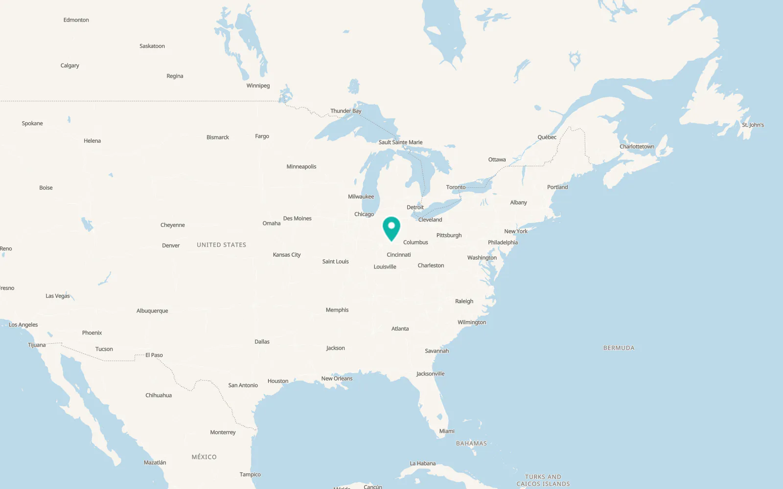Map of Cambridge City